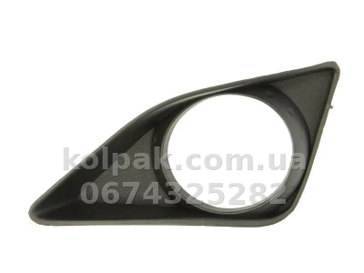 Ліва решітка бампера Toyota Corolla 2007-2009, з отвором для протитуманної фари, AVTM, 8148202110, 7015 997