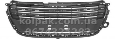 Radiator grille Peugeot 508 2011-2014, black, AVTM, 185423990 — photo 2