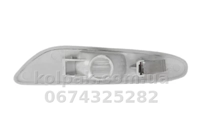 Лівий покажчик повороту BMW 5-Series (E60/E61) 2003-2010, на крилі, - лампа, Depo, 444-1414L-UE — фото 2