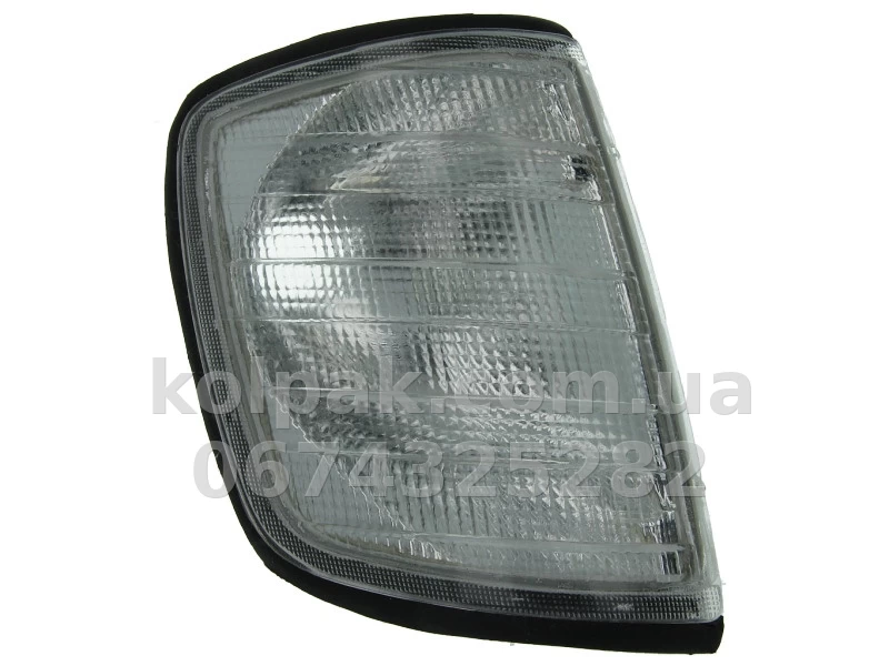 Right indicator light Mercedes-Benz C-Class W201/190 1982-1993, white + bulb holder - bulb, Depo, 440-1503R-WE-C Right indicator light Mercedes-Benz C-Class W201/190 1982-1993, white + bulb holder - bulb, Depo, 440-1503R-WE-C β photo 1