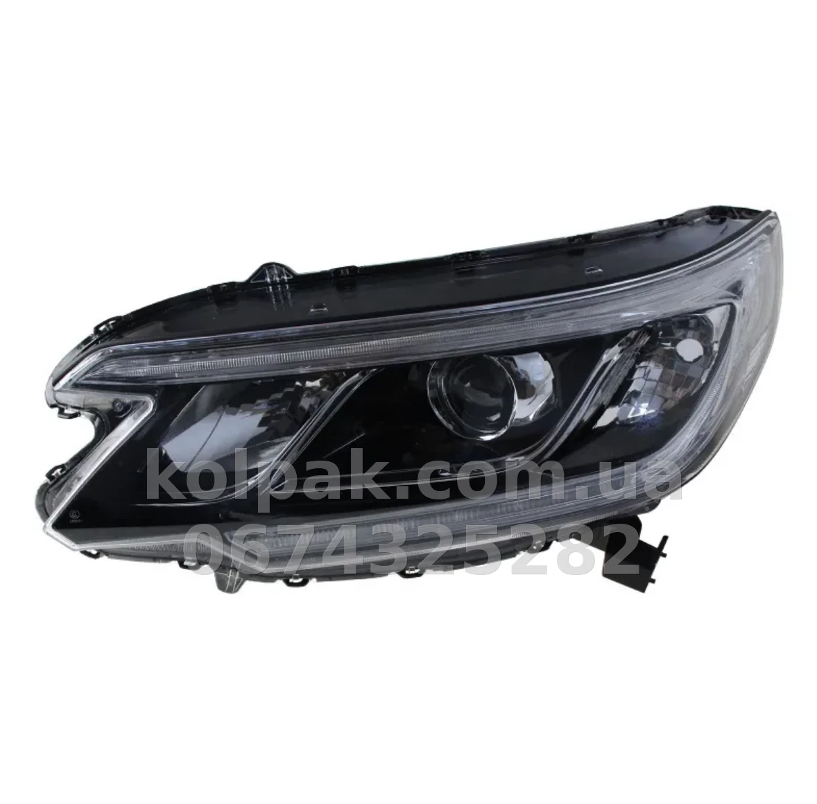 Front right headlight Honda CR-V 2015-2017, electric adjustment, with levelling motor, without bulbs (HB3/D4S/WY21W/LED), Depo, 1171128RMLDHM2 Front right headlight Honda CR-V 2015-2017, electric adjustment, with levelling motor, without bulbs (HB3/D4S/WY21W/LED), Depo, 1171128RMLDHM2 β photo 1