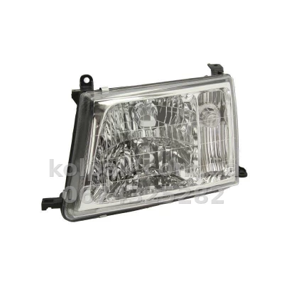 Передня ліва фара Toyota Land Cruiser 100 2002-2006, HB4/HB3, механічне регулювання, Depo, 212-11C1L-LD-E Передня ліва фара Toyota Land Cruiser 100 2002-2006, HB4/HB3, механічне регулювання, Depo, 212-11C1L-LD-E