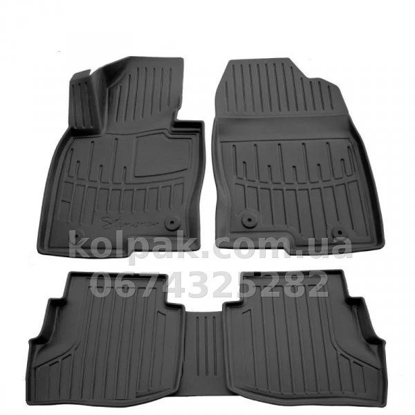 Polyurethane floor mats for Mazda CX-9 TC 2016-, with raised edges, 5 pcs, Stingray, 5011155 Polyurethane floor mats for Mazda CX-9 TC 2016-, with raised edges, 5 pcs, Stingray, 5011155 β photo 1