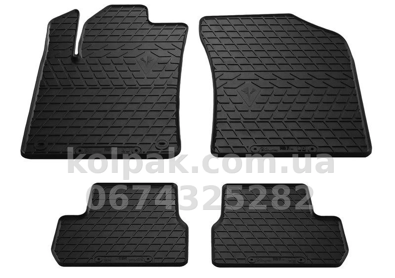 Floor mats for Citroen C3 2 2009-, 4 pcs, Stingray, 1003034 Floor mats for Citroen C3 2 2009-, 4 pcs, Stingray, 1003034 β photo 1