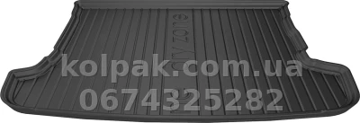 Boot mat for Toyota Corolla Verso 2004-2009, without two-level boot floor, Dry-Zone, Frogum FG DZ406032 — photo 2