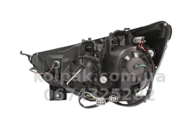 Front right headlight Mitsubishi ASX 2010-, H7/HB3, manual adjustment, chrome-plated frame, Depo, 214-1199R-LD-EM Front right headlight Mitsubishi ASX 2010-, H7/HB3, manual adjustment, chrome-plated frame, Depo, 214-1199R-LD-EM β photo 2