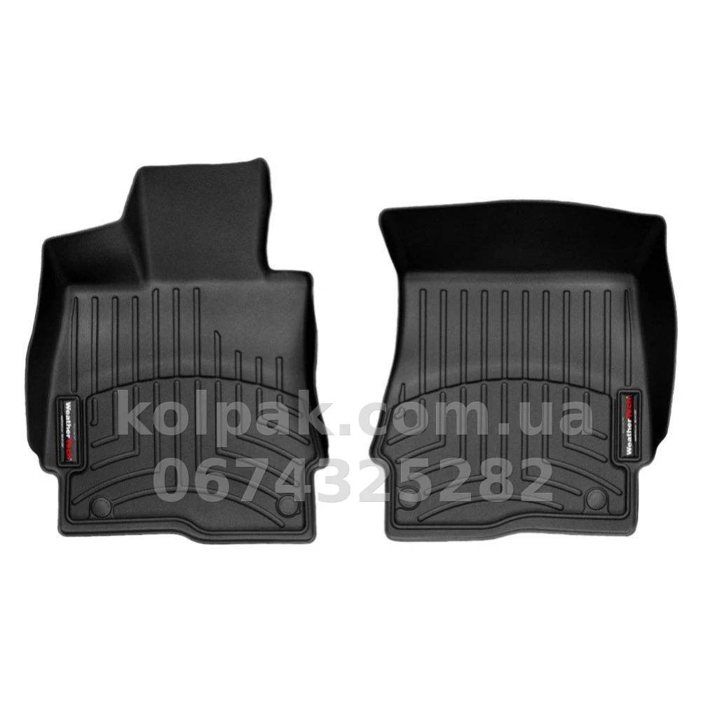 Килимки в салон Mercedes-Benz S-Class W221 2007-, з бортиком, передні, чорні, Weathertech 442521 Килимки в салон Mercedes-Benz S-Class W221 2007-, з бортиком, передні, чорні, Weathertech 442521 — фото 1