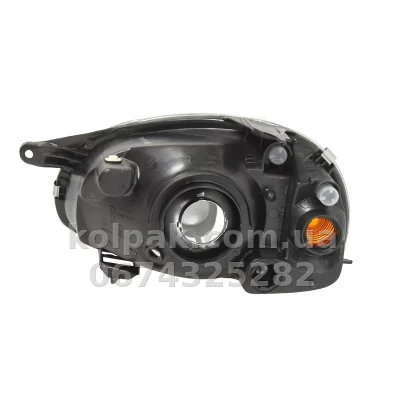 Front right headlight Opel Corsa B/Combo 1994-2001, H4 with indicator, electric adjustment, Depo, 442-1102R-LD-EM — photo 2