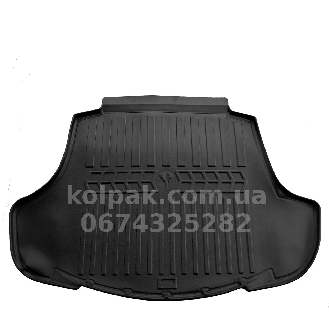 Polyurethane boot mat for Peugeot 2008 2013-2019, with raised edges, Stingray 6016181 Polyurethane boot mat for Peugeot 2008 2013-2019, with raised edges, Stingray 6016181 β photo 1