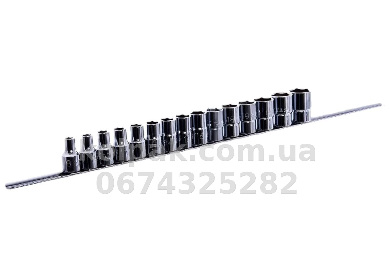 Zestaw 12-kątnych nasadek 1/2" 15 szt. 819,21,22,24 mm (na listwie) TOPTUL GAAQ1602U-12 Zestaw 12-kątnych nasadek 1/2" 15 szt. 819,21,22,24 mm (na listwie) TOPTUL GAAQ1602U-12 — zdjęcie 1