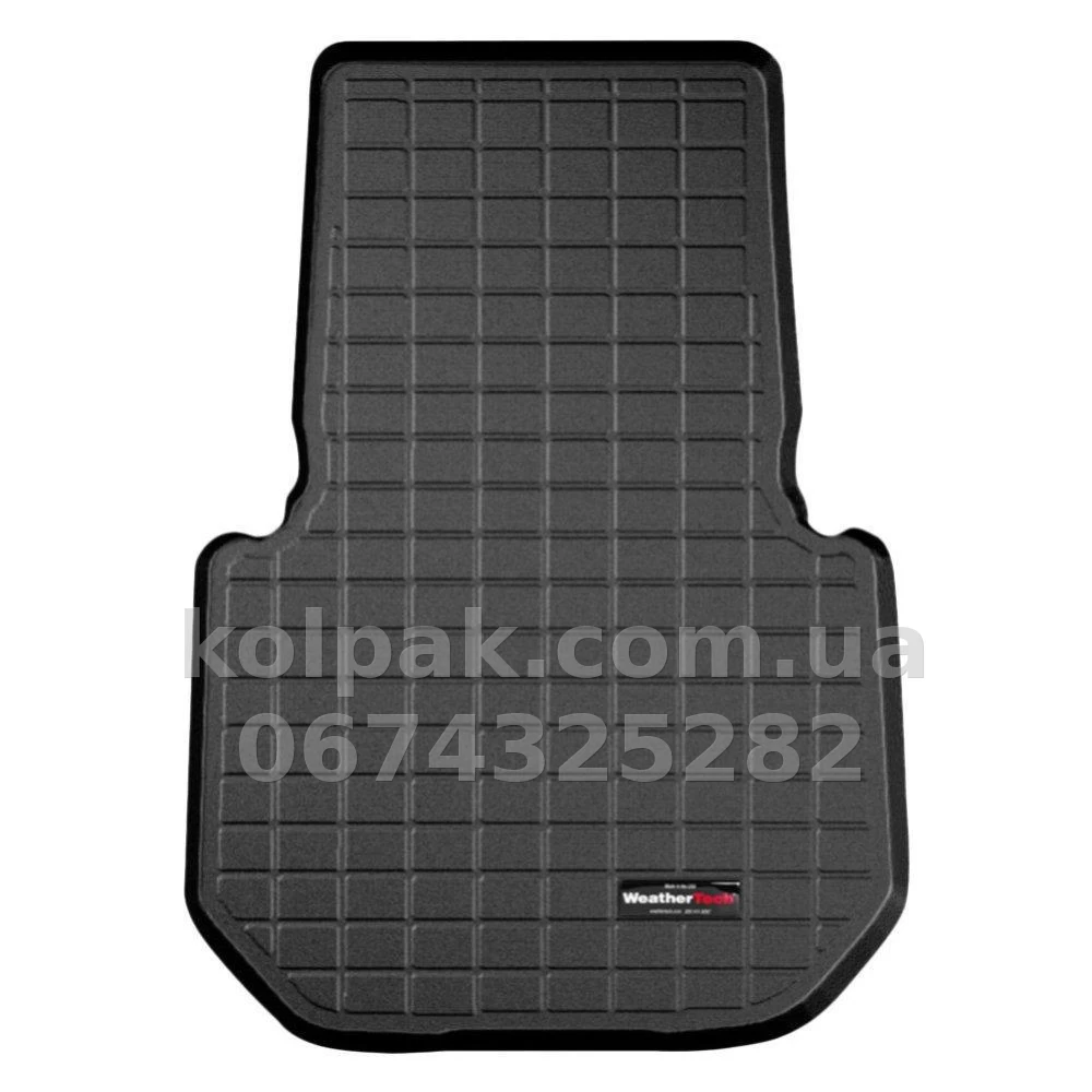 Front boot mat for Tesla Model S 2012-2013, 2WD, black, WeatherTech 40567 Front boot mat for Tesla Model S 2012-2013, 2WD, black, WeatherTech 40567 β photo 1