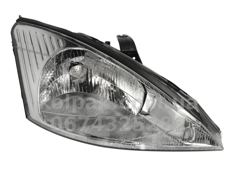 Front right headlight Ford Focus 1 1998-2000, H4, electric adjustment, Depo, 431-1144R-LD-EM Front right headlight Ford Focus 1 1998-2000, H4, electric adjustment, Depo, 431-1144R-LD-EM β photo 1