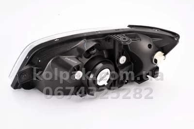 Front right headlight Hyundai Getz 2002-2004, H4, electric adjustment, without levelling motor, Depo, 221-1118R-LD-EM — photo 2