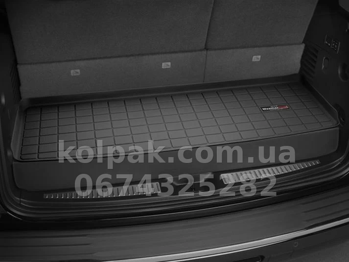 Boot mat for Tesla Model X 2021-, behind the third row, 6 seats, black, WeatherTech 401455 Boot mat for Tesla Model X 2021-, behind the third row, 6 seats, black, WeatherTech 401455 β photo 1