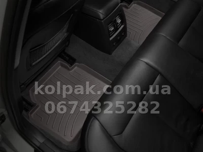 Floor mats for Audi A6 2019-, rear, separate, without mountings, cocoa, Weathertech 4715113 — photo 2