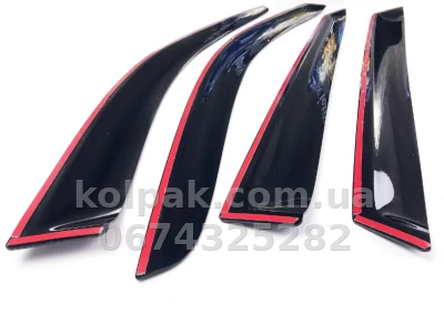 Window wind deflectors for Hyundai Elantra 6 Sd 2016- AVTM AMH24916 — photo 4