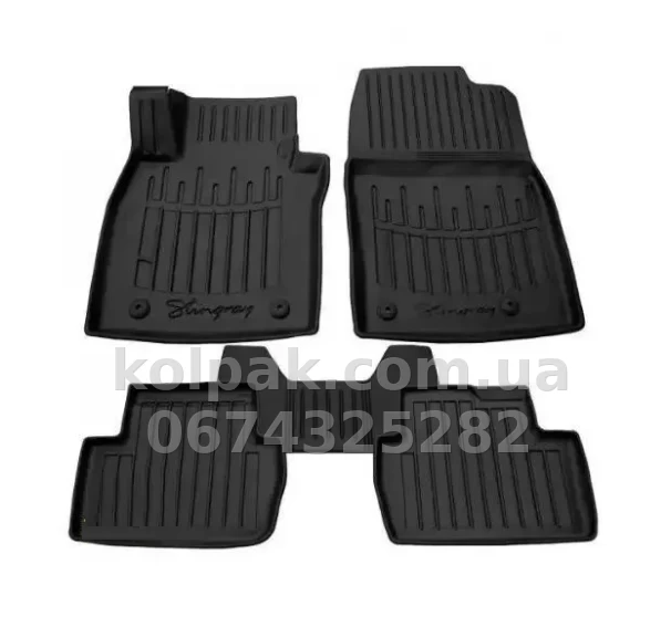 Polyurethane floor mats for Nissan X-Trail T33 2021-/Rogue T33 2021-, with raised edges, 5 pcs, Stingray, 5014135 Polyurethane floor mats for Nissan X-Trail T33 2021-/Rogue T33 2021-, with raised edges, 5 pcs, Stingray, 5014135 β photo 1
