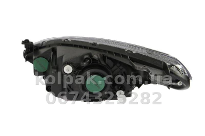 Front right headlight Mazda 2 2007-2014, H4, electric/manual adjustment, black frame, Depo, 216-1156R-LDEM2 Front right headlight Mazda 2 2007-2014, H4, electric/manual adjustment, black frame, Depo, 216-1156R-LDEM2 β photo 2