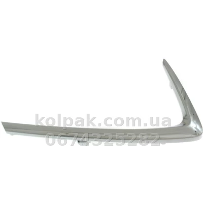 Правий молдинг решітки бампера Toyota Yaris IA/Scion IA 2015-2020, хром, AVTM, 53123WB001, 187076912 Правий молдинг решітки бампера Toyota Yaris IA/Scion IA 2015-2020, хром, AVTM, 53123WB001, 187076912