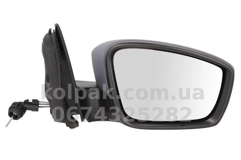 Праве бічне дзеркало Skoda Rapid/Seat Toledo 2012-, у зборі, механічне регулювання, ґрунтовка, опукле, AVTM, 5JA857522B, 186138093 Праве бічне дзеркало Skoda Rapid/Seat Toledo 2012-, у зборі, механічне регулювання, ґрунтовка, опукле, AVTM, 5JA857522B, 186138093 — фото 1