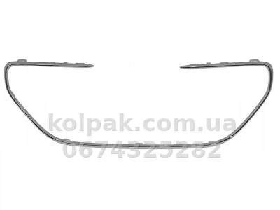 Рамка решітки радіатора Peugeot 301 2013-2017, хромована, AVTM, 185422991 Рамка решітки радіатора Peugeot 301 2013-2017, хромована, AVTM, 185422991