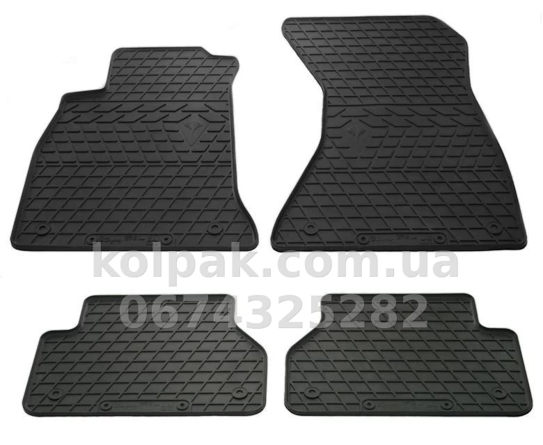 Килимки в салон Audi A4 B9 2015-, 4 шт., Stingray, 1030104 Килимки в салон Audi A4 B9 2015-, 4 шт., Stingray, 1030104 — фото 1