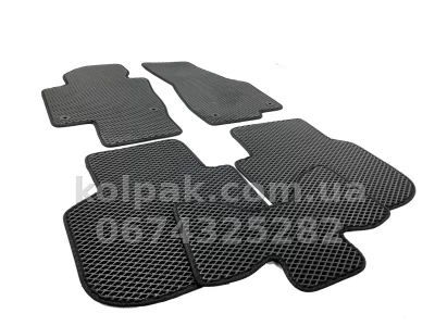 Килимки в салон Volkswagen Passat B7/B8 2011-2020, USA, EVA, чорні, 5 шт., AVTM BLCEV1731 — фото 2