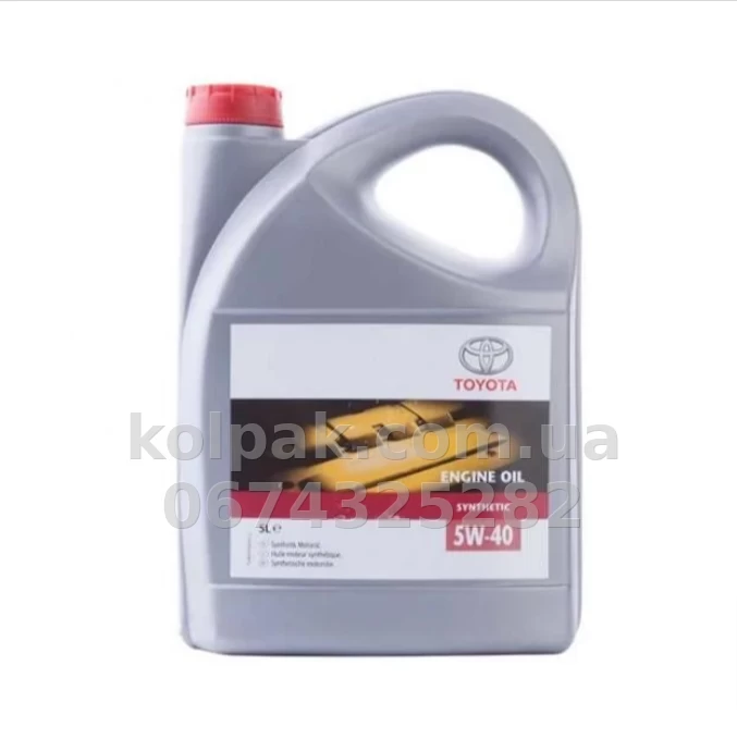 Engine oil Toyota/Lexus Motor Oil 5W-40 5 L SL/CF Toyota/Lexus 0888080835 Engine oil Toyota/Lexus Motor Oil 5W-40 5 L SL/CF Toyota/Lexus 0888080835 β photo 1