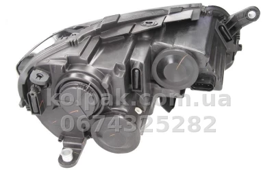 Front left headlight Volkswagen Passat B7 2010-2014, H7/H7, with levelling motor, black frame, Depo, 441-11G5LMLDEM2 Front left headlight Volkswagen Passat B7 2010-2014, H7/H7, with levelling motor, black frame, Depo, 441-11G5LMLDEM2 β photo 2