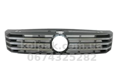 Original radiator grille Volkswagen Passat B7 2011-2015, USA, black gloss, with chrome moulding, 561853651COQE — photo 2