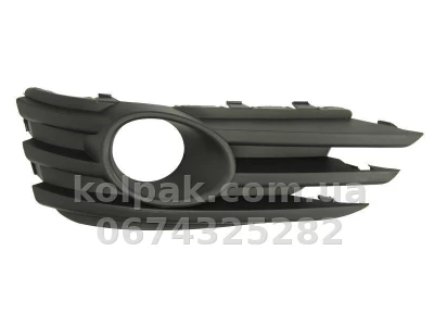 Ліва решітка бампера Opel Vectra C 2006-2009, з отвором для протитуманної фари, AVTM, 6400599, 5209 911