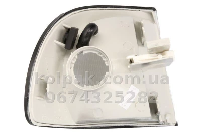 Лівий покажчик повороту Audi A4 1995-1999, тип Bosch, білий, без патрона, Depo, 441-1514L-UE — фото 2