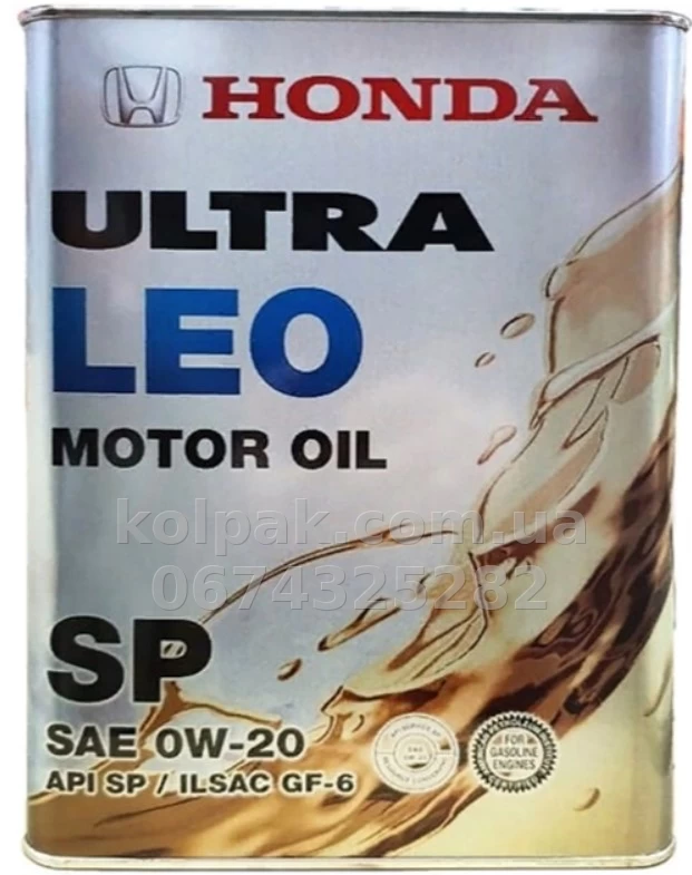 Engine oil Honda Ultra LEO 0W-20 4 L Honda 0822799974 Engine oil Honda Ultra LEO 0W-20 4 L Honda 0822799974 β photo 1