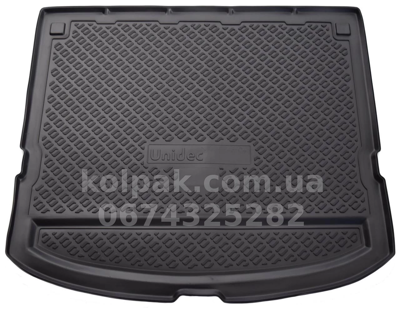 Polyurethane boot mat for Kia Carens FG 2006-, Norplast NPL-P-43-04 Polyurethane boot mat for Kia Carens FG 2006-, Norplast NPL-P-43-04 β photo 1