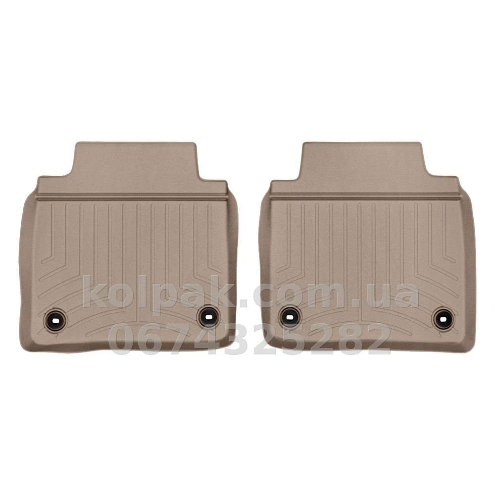 Килимки в салон Lexus LS460 2012-, Long, з бортиком, задні, бежеві, Weathertech 455143 Килимки в салон Lexus LS460 2012-, Long, з бортиком, задні, бежеві, Weathertech 455143 — фото 1