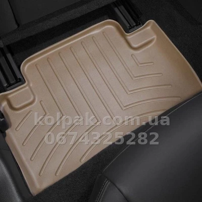 Floor mats for Infiniti EX 2007-2013/QX50 2014-2016, with raised edges, rear, beige, Weathertech 451552 Floor mats for Infiniti EX 2007-2013/QX50 2014-2016, with raised edges, rear, beige, Weathertech 451552 β photo 2