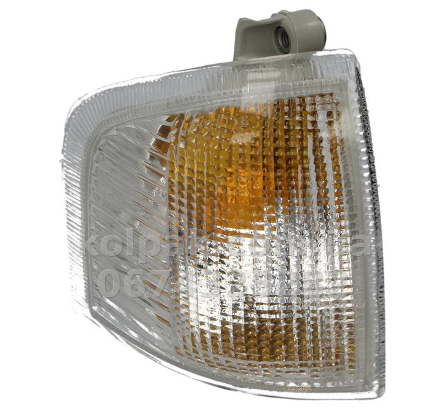 Right indicator light Ford Escort 4 1986-1990, white, without bulb holder, Depo, 431-1522R-UE-C Right indicator light Ford Escort 4 1986-1990, white, without bulb holder, Depo, 431-1522R-UE-C β photo 1