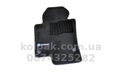 Ворсові килимки в салон Volkswagen Passat B6/B7 2005-2014, Premium, чорні, AVTM BLCLX1673 Ворсові килимки в салон Volkswagen Passat B6/B7 2005-2014, Premium, чорні, AVTM BLCLX1673 — фото 3