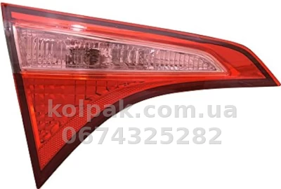 Задній лівий ліхтар Toyota Corolla E17 2016-2019, USA, внутрішній (CE/L/LE), Depo, 312-1322L-AS-PR