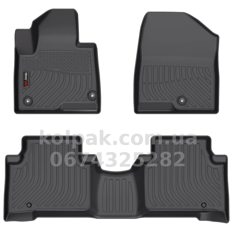 Килимки в салон Hyundai Santa FE TM 5-P Korea 2018–2019 — HAVOC Maximum Coverage