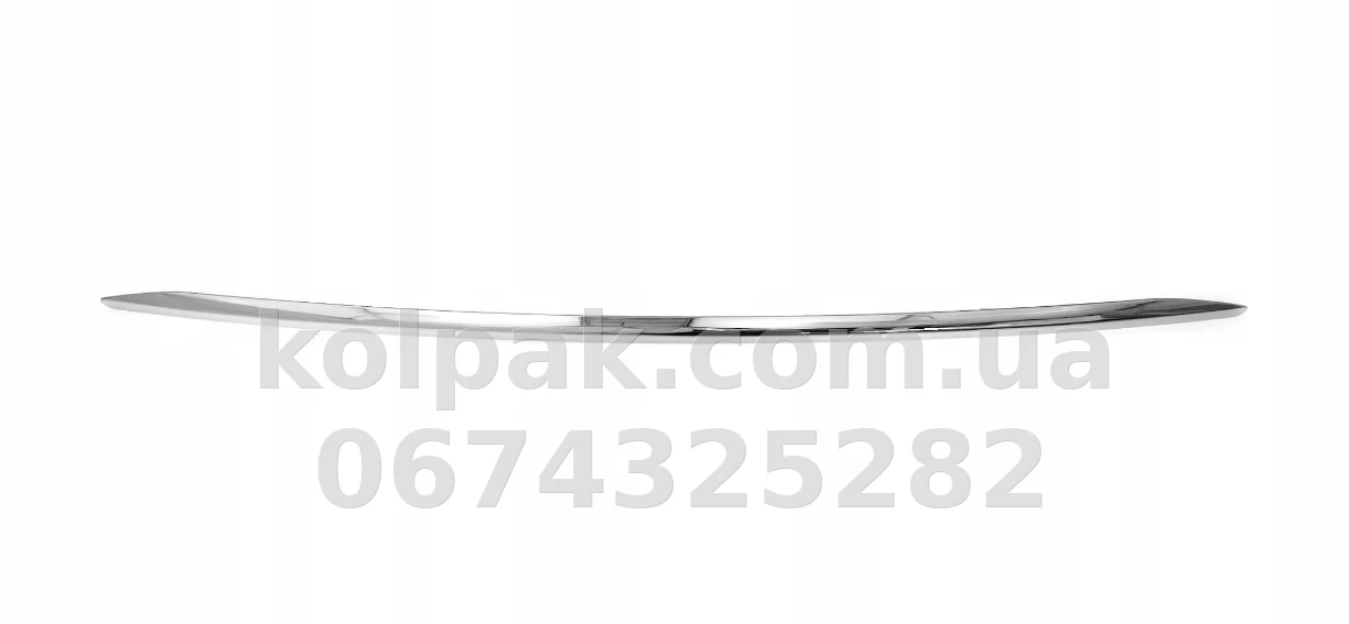 Правий молдинг переднього бампера BMW X5 F15 2014-2018, Base, сірий металік, AVTM, 181425918 Правий молдинг переднього бампера BMW X5 F15 2014-2018, Base, сірий металік, AVTM, 181425918 — фото 1