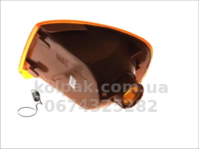 Right indicator light Ford Escort 1990-1995, yellow, without bulb holder, Depo, 431-1523R-UE-Y Right indicator light Ford Escort 1990-1995, yellow, without bulb holder, Depo, 431-1523R-UE-Y β photo 2