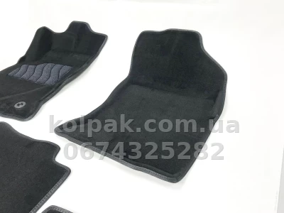 Carpet floor mats for Toyota Hilux 2015-, black, 5 pcs, Seintex, 88366 Carpet floor mats for Toyota Hilux 2015-, black, 5 pcs, Seintex, 88366 β photo 4