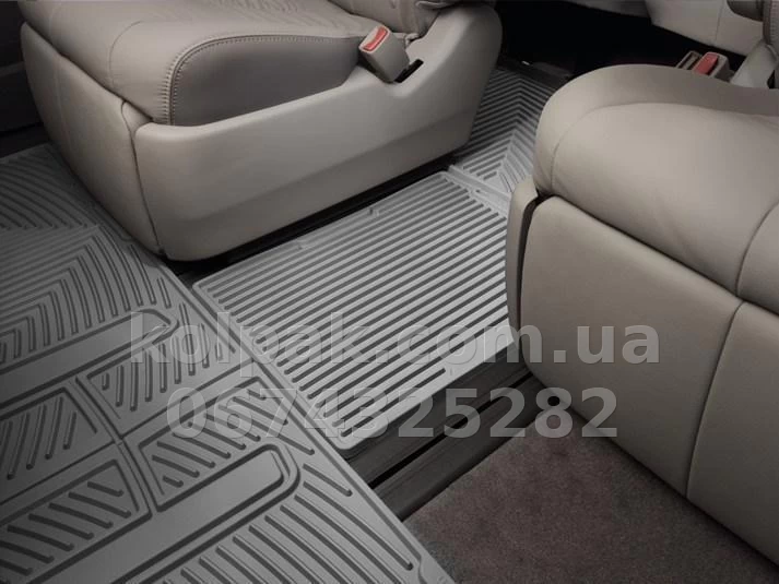 Transmission tunnel mat for Toyota Sienna 2010-, for rear transmission tunnel, 1 pc, grey, Weathertech W247GR Transmission tunnel mat for Toyota Sienna 2010-, for rear transmission tunnel, 1 pc, grey, Weathertech W247GR β photo 1