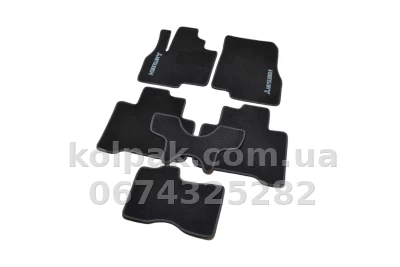 Ворсові килимки в салон Mitsubishi Grandis 2003-2011, чорні, 6 шт., AVTM BLCCR1389 Ворсові килимки в салон Mitsubishi Grandis 2003-2011, чорні, 6 шт., AVTM BLCCR1389