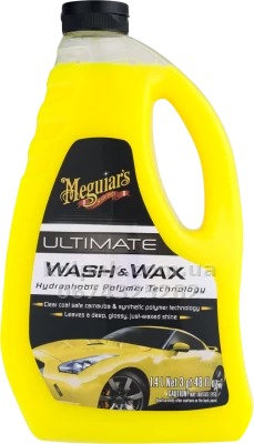Автошампунь із воском Meguiars Ultimate Wash & Wax, 1,42 л, Meguiars G17748 Автошампунь із воском Meguiars Ultimate Wash & Wax, 1,42 л, Meguiars G17748 — фото 3