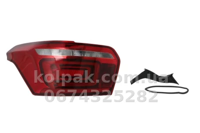 Rear light Citroen C-Elysee 2017- left, without bulbs (P21/5W/P21W/PY21W/W16W) Depo 552-1954L-UE — photo 3
