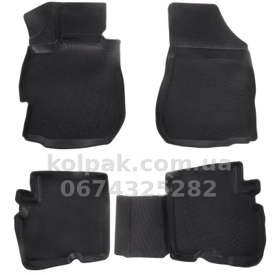 Поліуретанові килимки в салон Nissan Almera 2013-, L.Locker, 205010301
