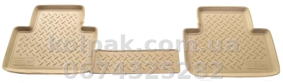 Polyurethane floor mats for Infiniti FX50 S51 2008-2012, beige, Norplast, NPL-Po-33-51B — photo 4