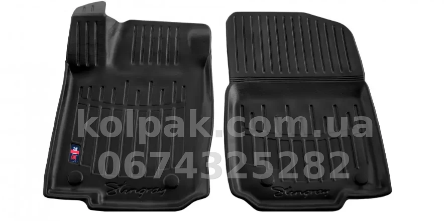 Floor mats for Mercedes-Benz ML-Class W166 2011-2015/GLE 2015-2018/GLE C292 Coupe 2015-2019/GL X166 2012-2015/GLS W166 2015-2019, with raised edges, 2 pcs, Stingray, 5012012 Floor mats for Mercedes-Benz ML-Class W166 2011-2015/GLE 2015-2018/GLE C292 Coupe 2015-2019/GL X166 2012-2015/GLS W166 2015-2019, with raised edges, 2 pcs, Stingray, 5012012 β photo 1